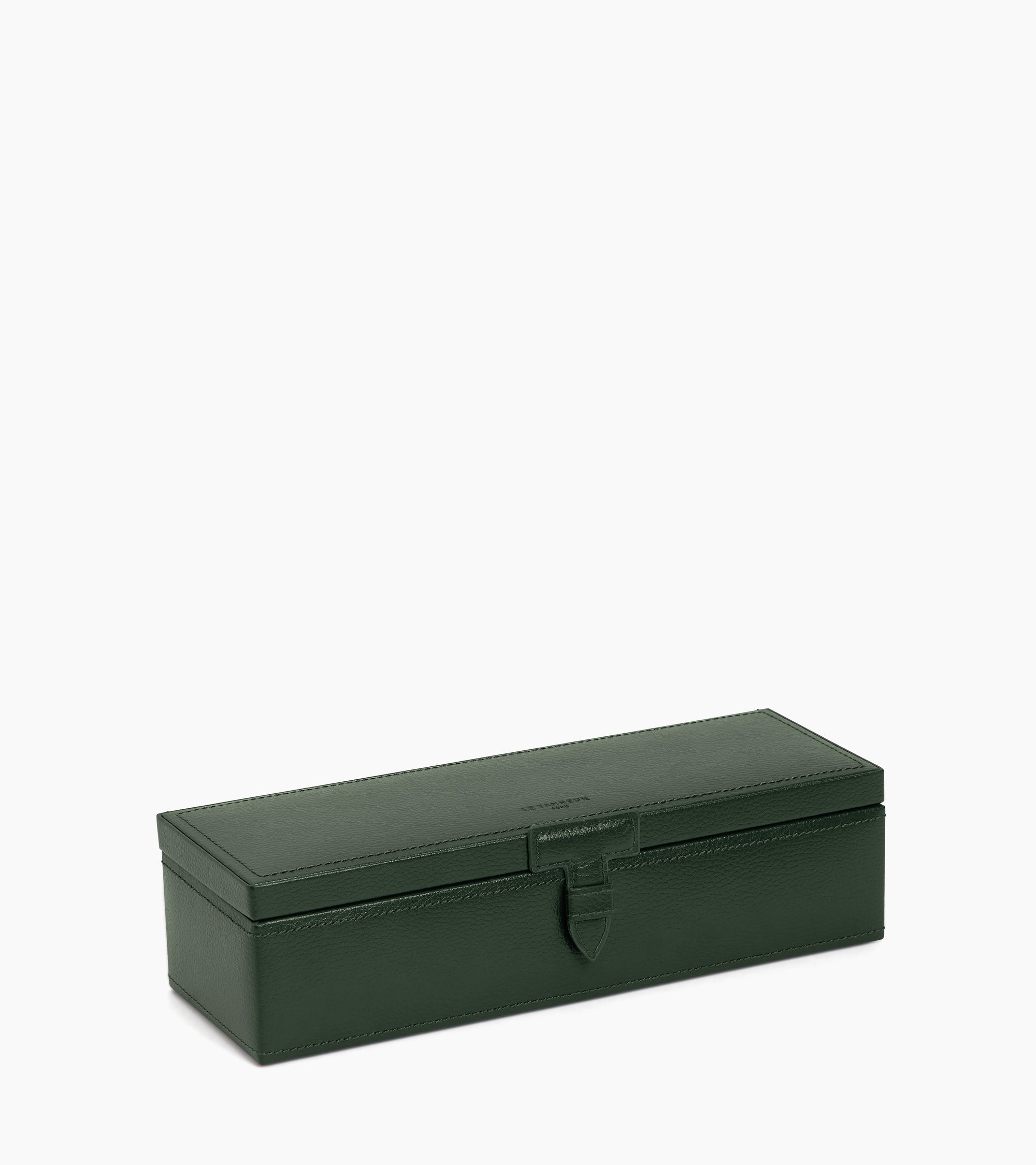 Schatulle für 5 Uhren aus genarbtem Leder