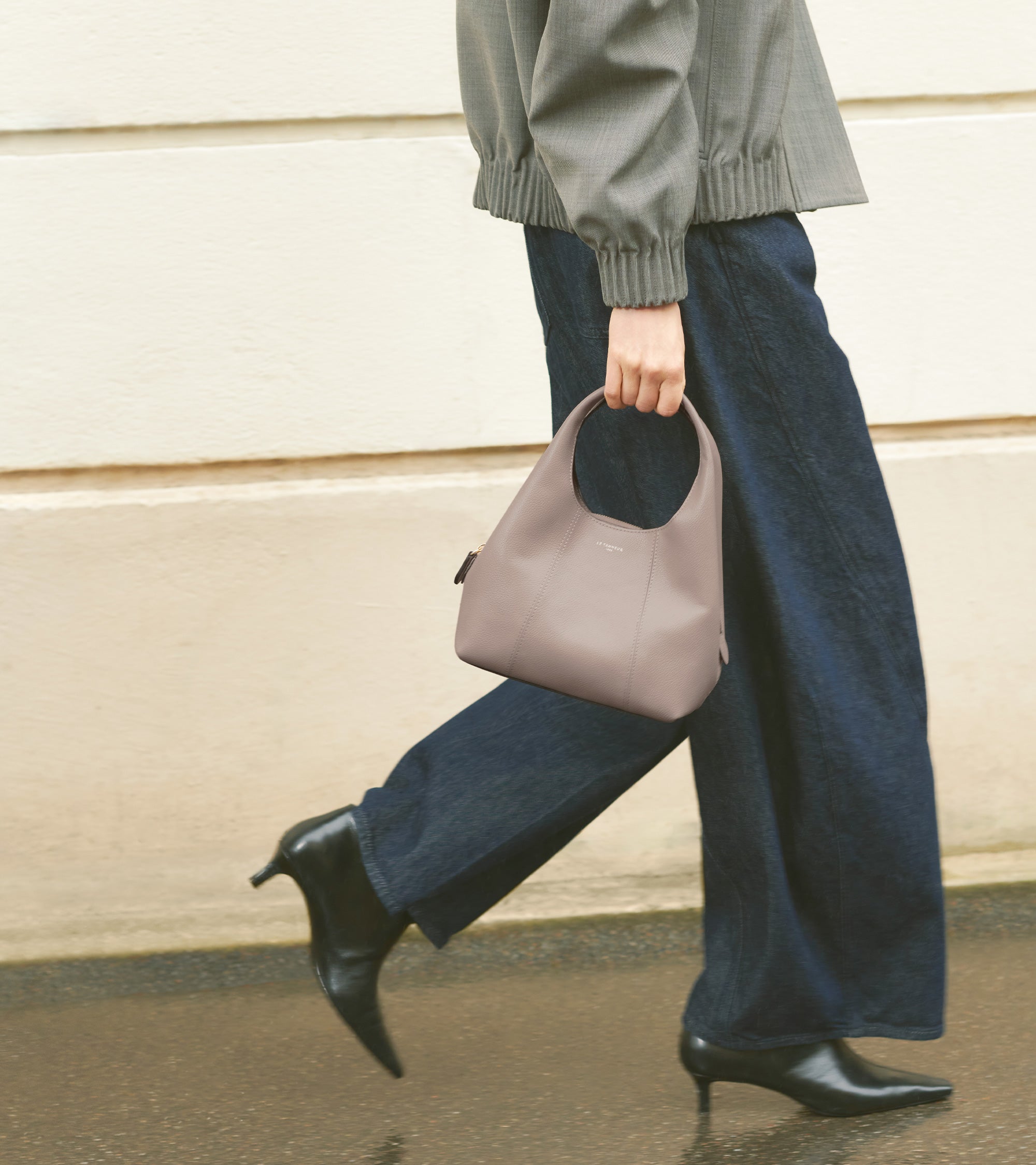 Petit sac à main Juliette en cuir grainé