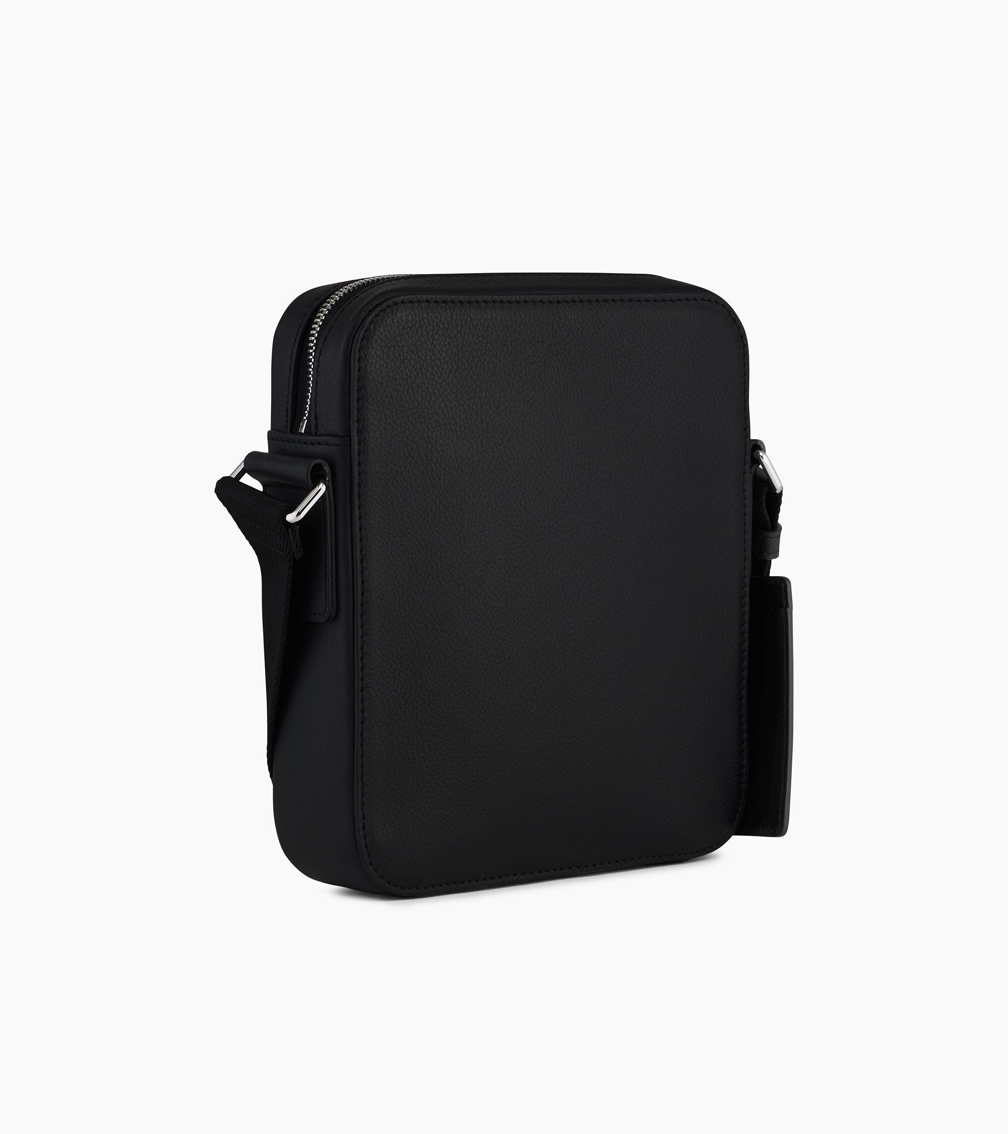 Petite sacoche zippée Emile en cuir grainé
