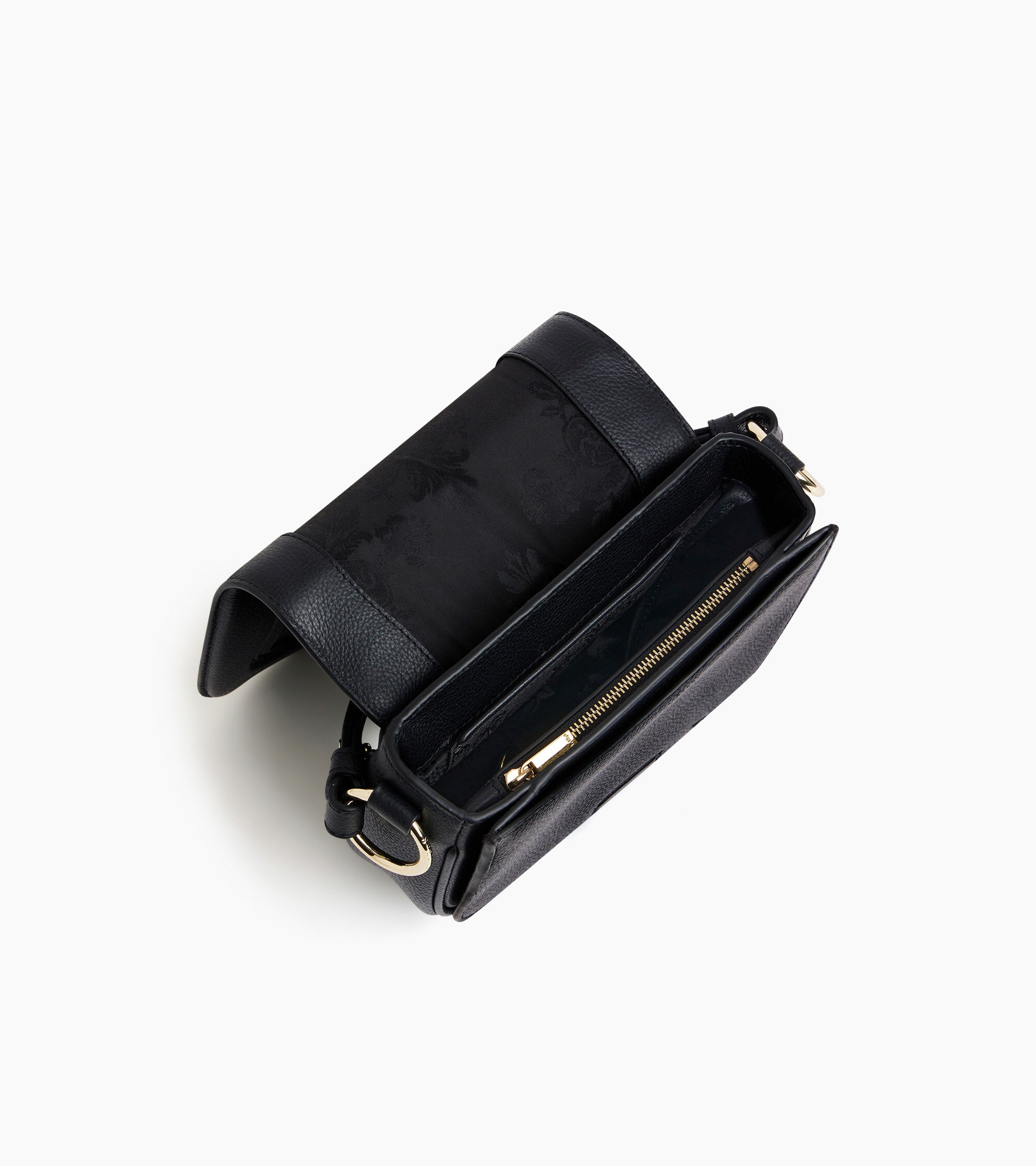 Bolso bandolera pequeño Ella de cuero granulado