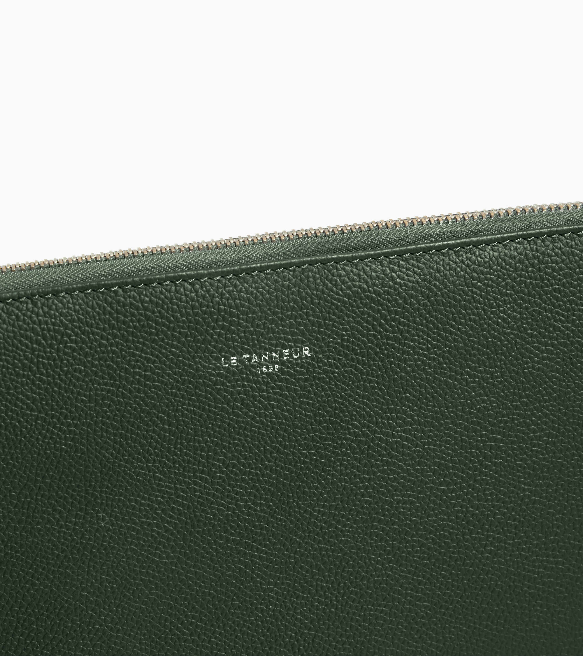 14-Zoll-Laptoptasche aus genarbtem Leder