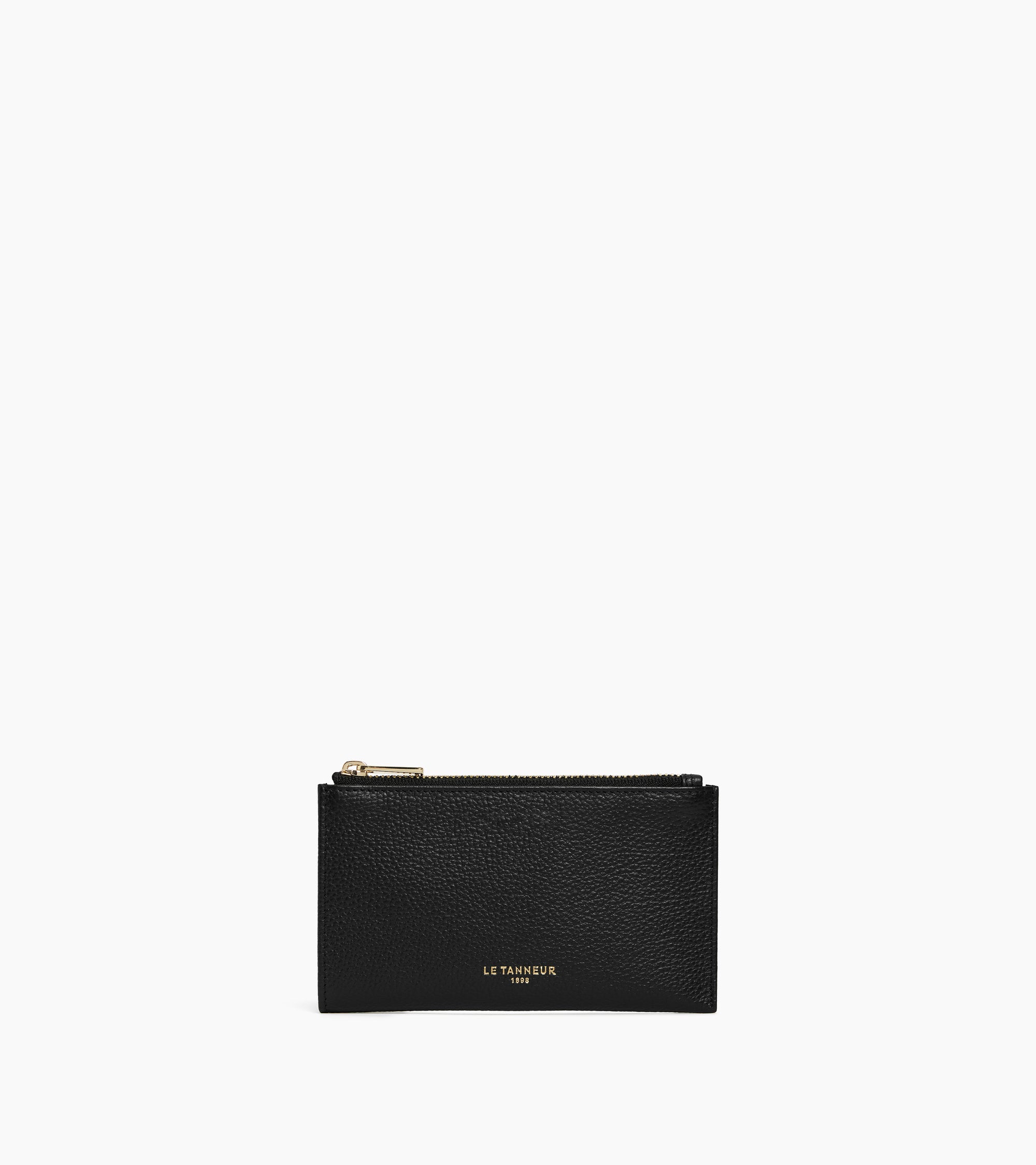 Schlüsseletui mit Reißverschluss Albertine aus genarbtem Leder