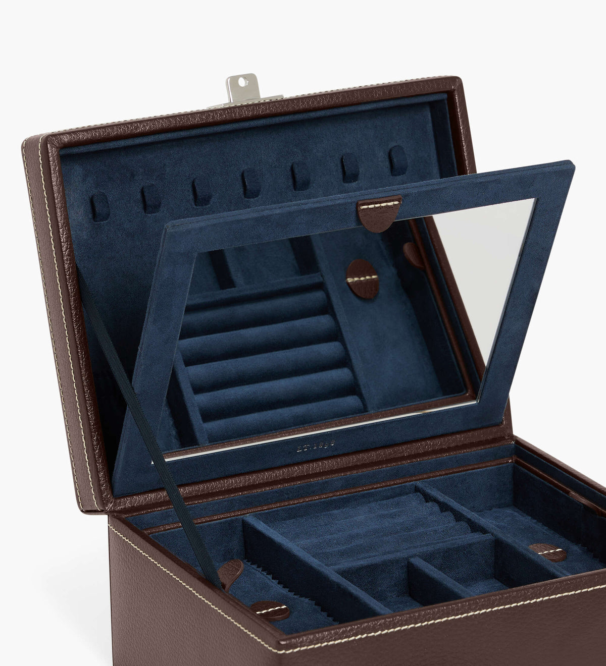 Boite à bijoux moyen modèle en cuir