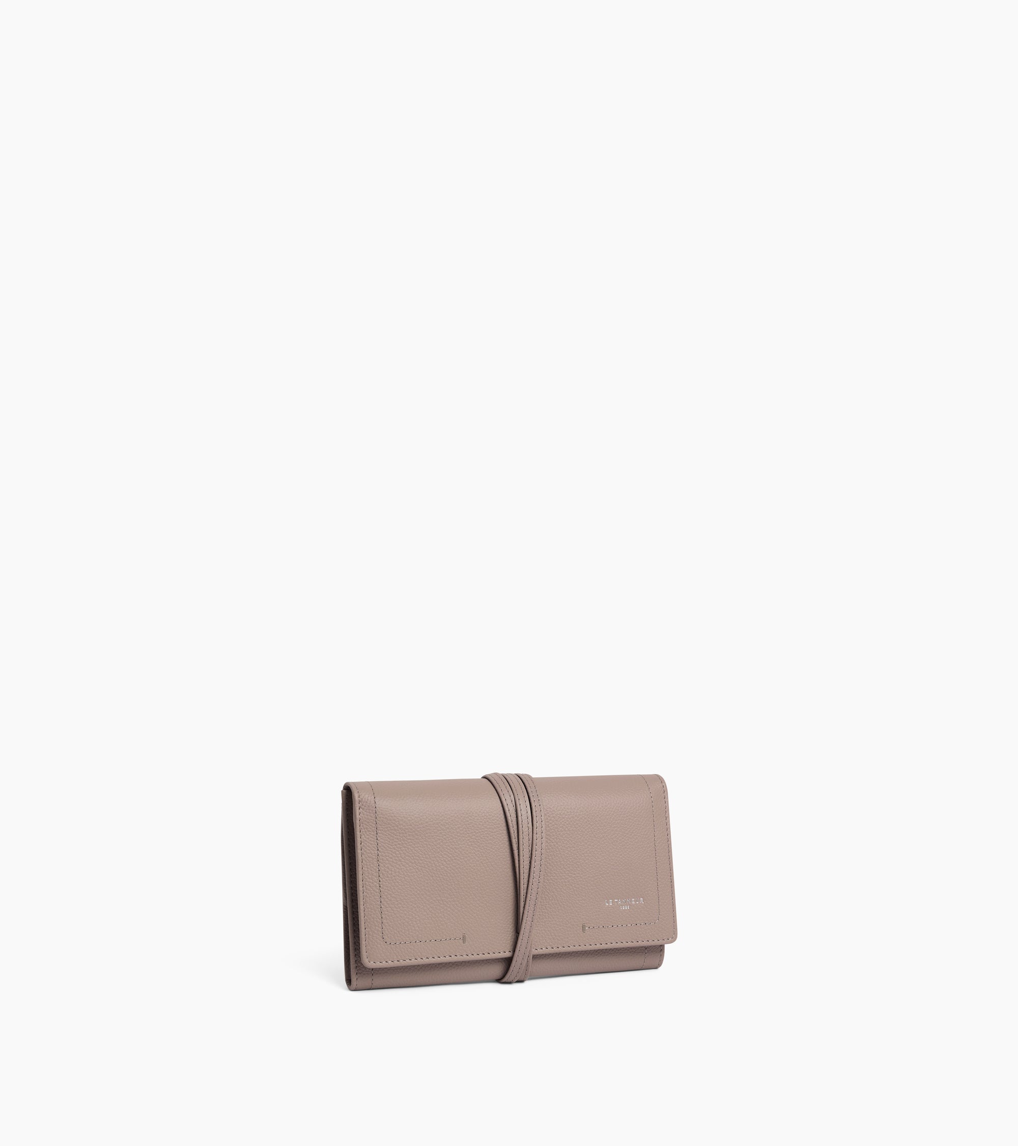 Coffret bijoux de voyage en cuir grainé