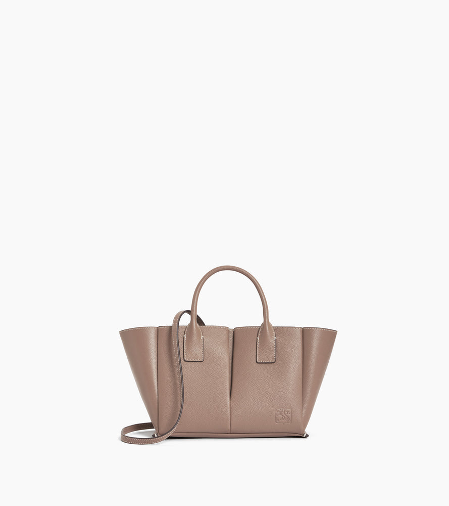 Pequeño bolso Elena de cuero texturizado