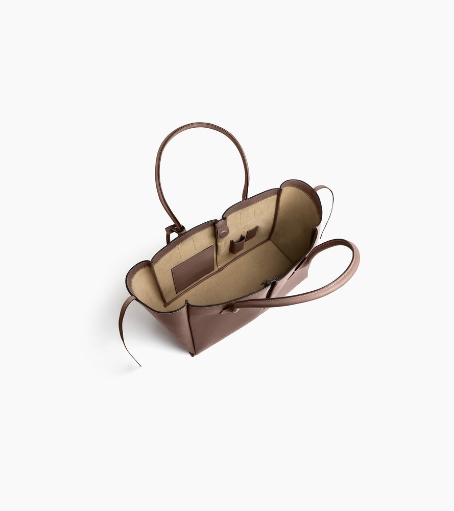 Bolso tote grande Elena de cuero texturizado