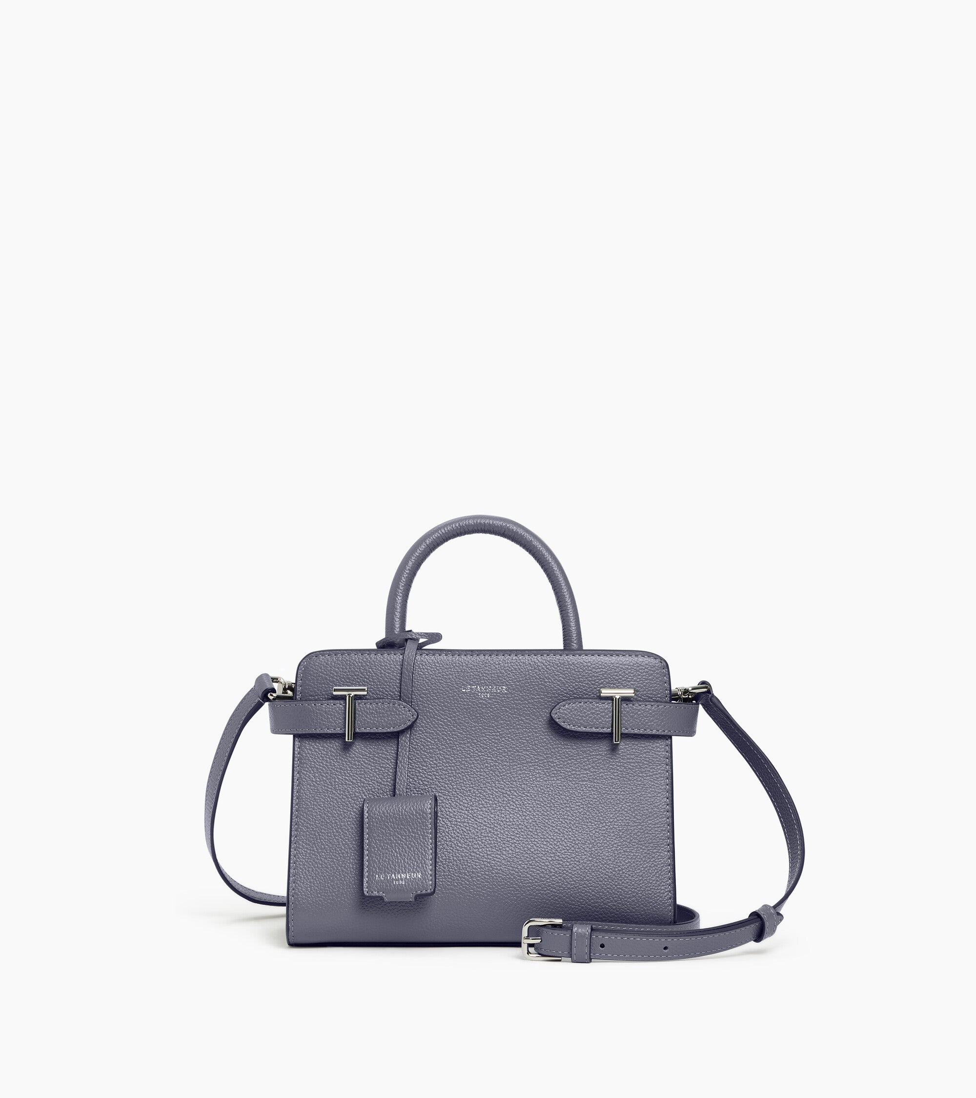 Kleine Handtasche Emilie aus genarbtem Leder mit Trageriemen