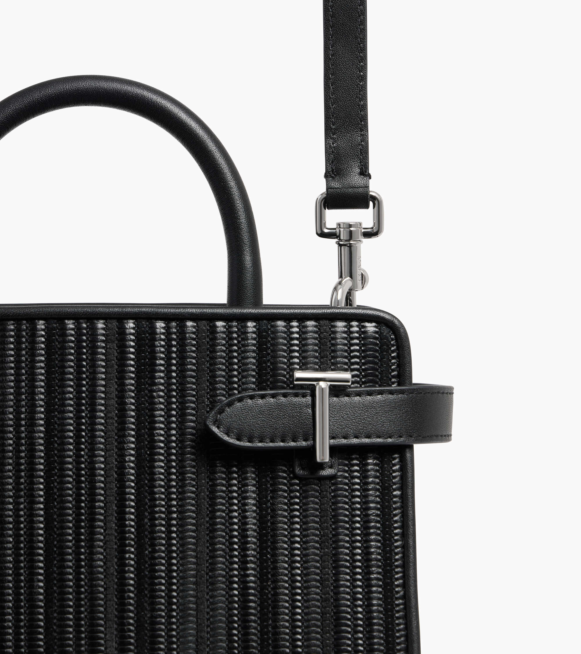 Petit sac à main Emilie en cuir tressé réemployé