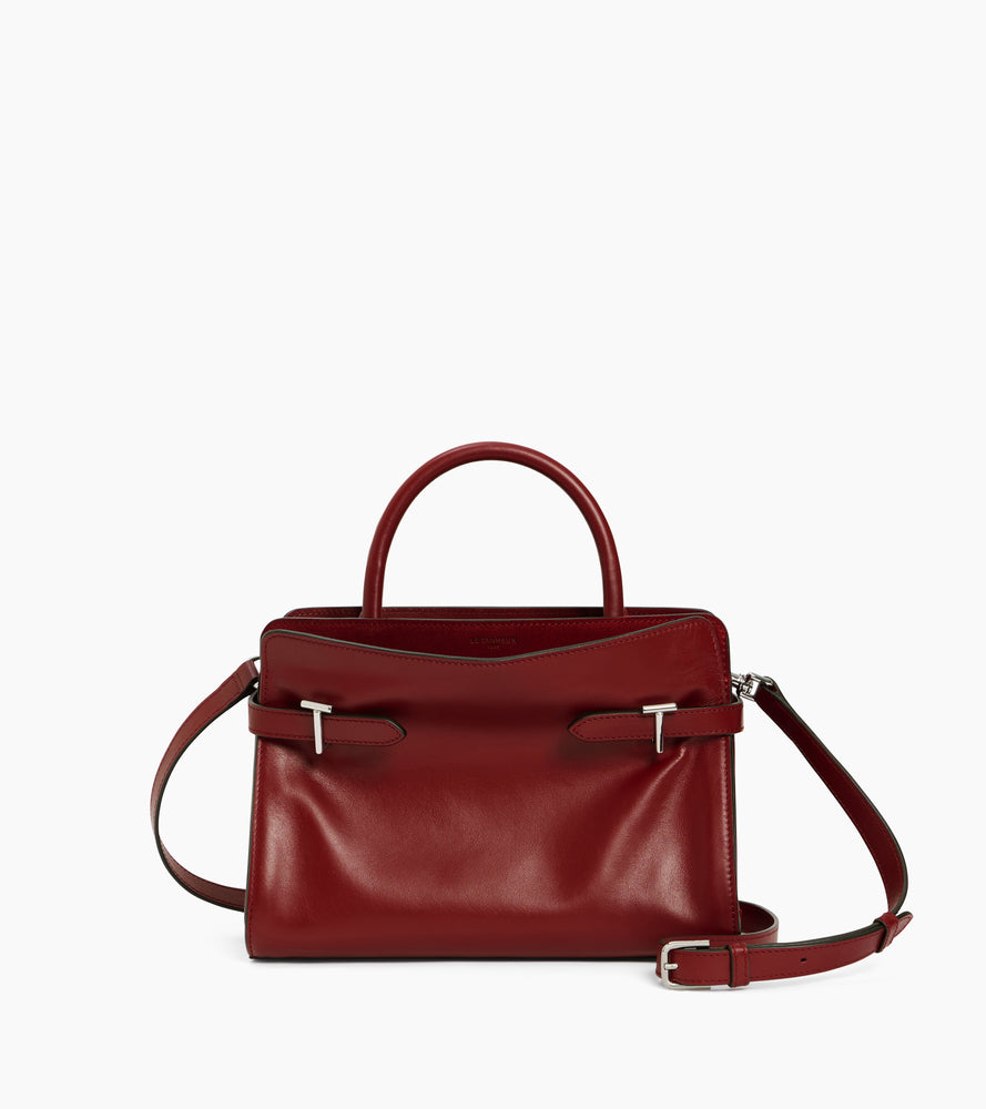 Bolso mediano modelo Emie de piel granulada y nobuk