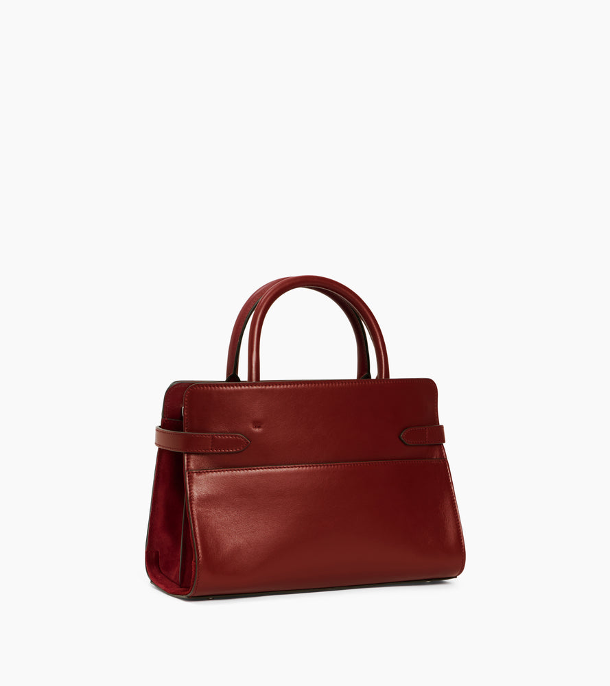 Bolso mediano modelo Emie de piel granulada y nobuk