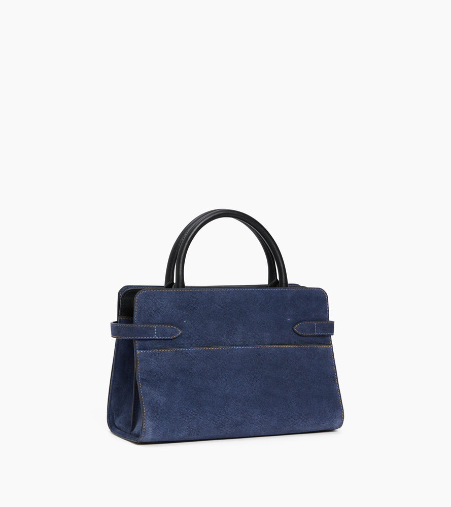 Bolso de mano mediano de ante efecto vaquero Emie