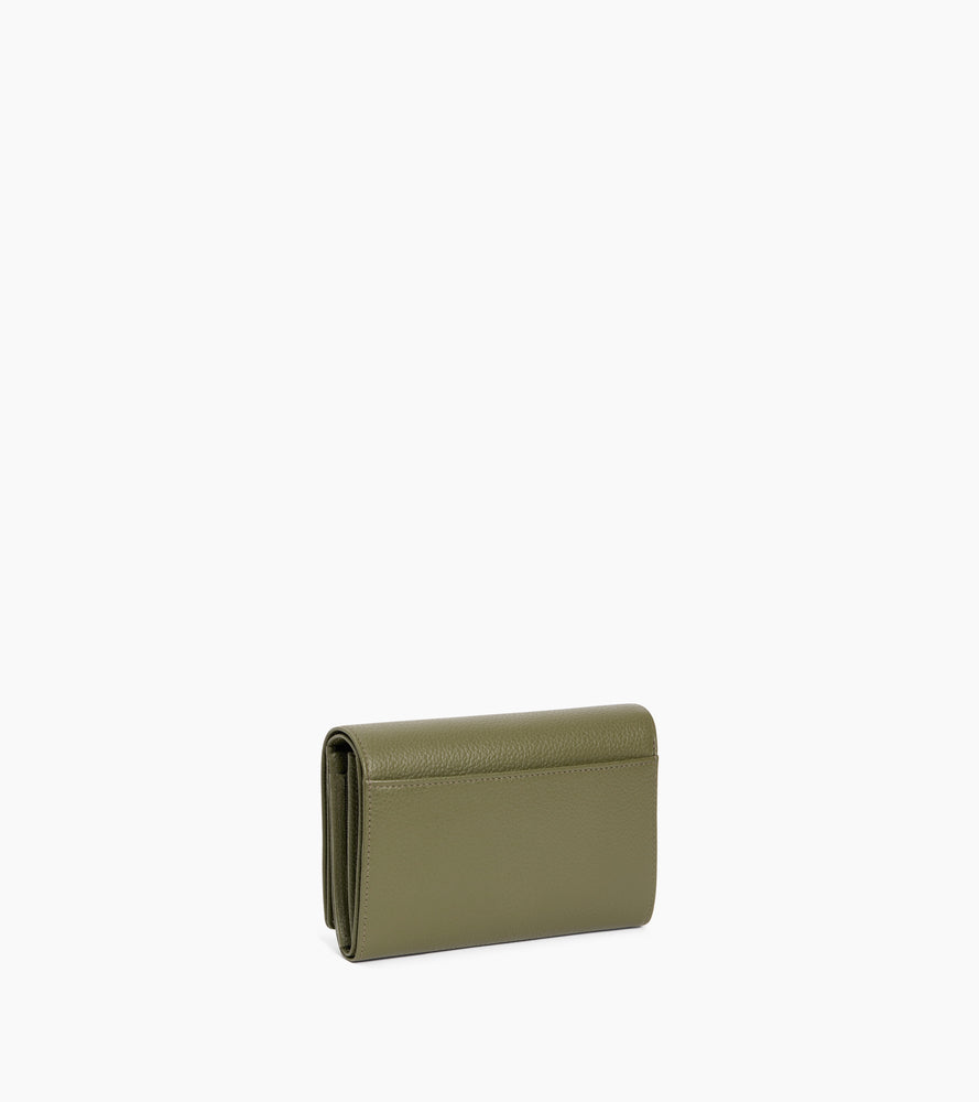 Cartera Emilie de piel texturizada