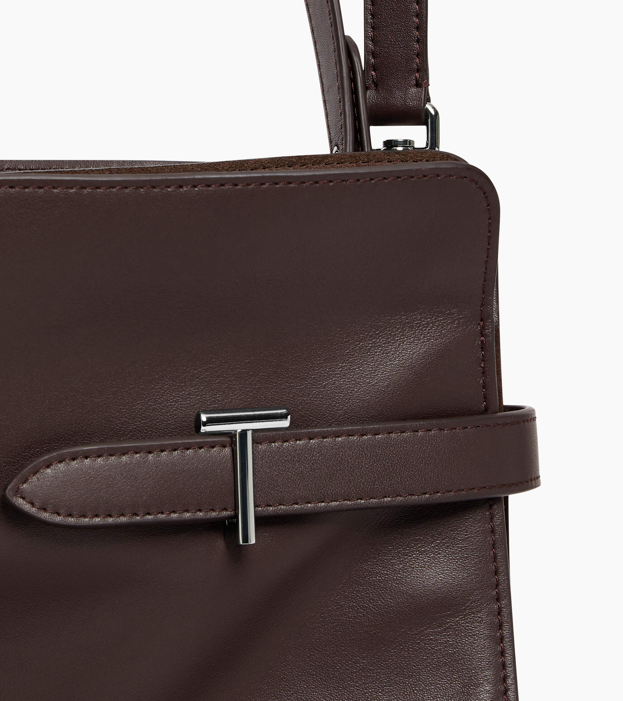 Maxi-Handtasche Emie aus Glatt- und Nubukleder
