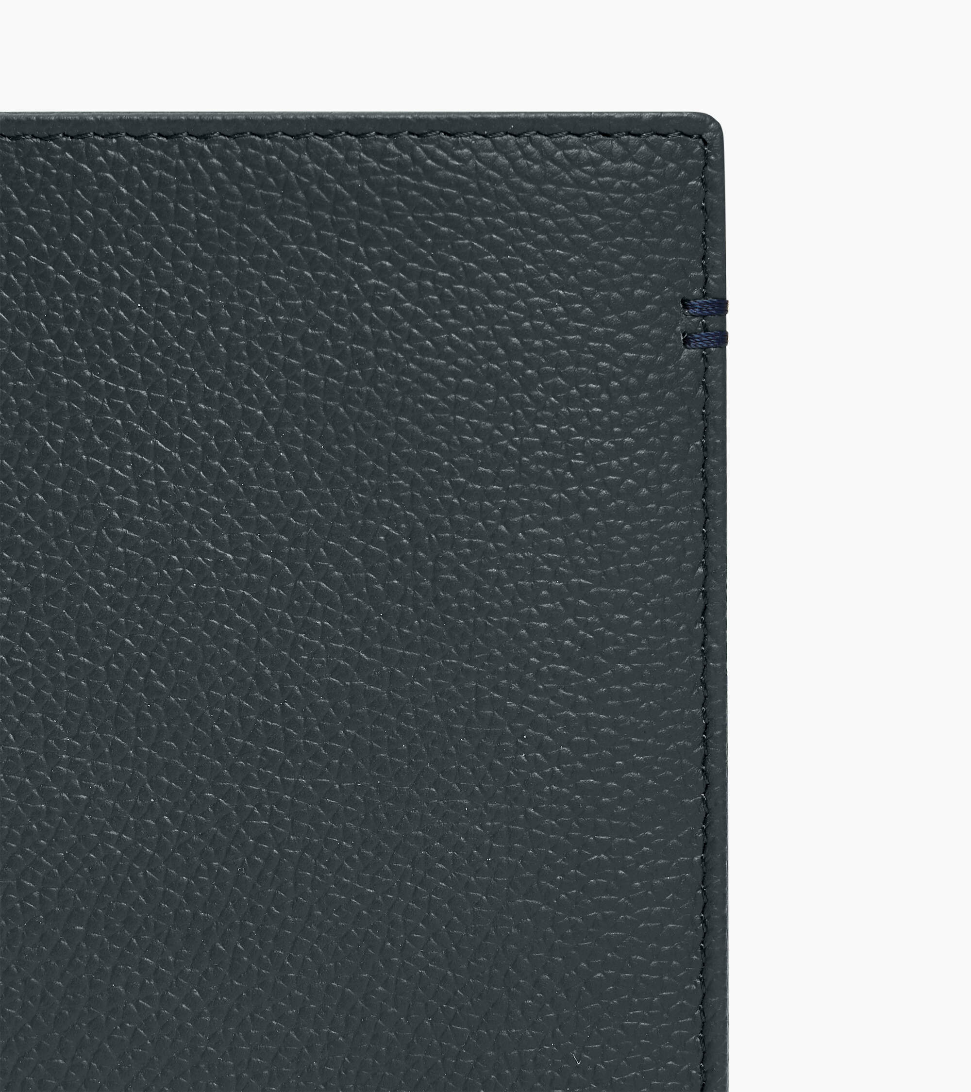 Portefeuille vertical moyen modèle zippé 2 volets Lucien en cuir grainé