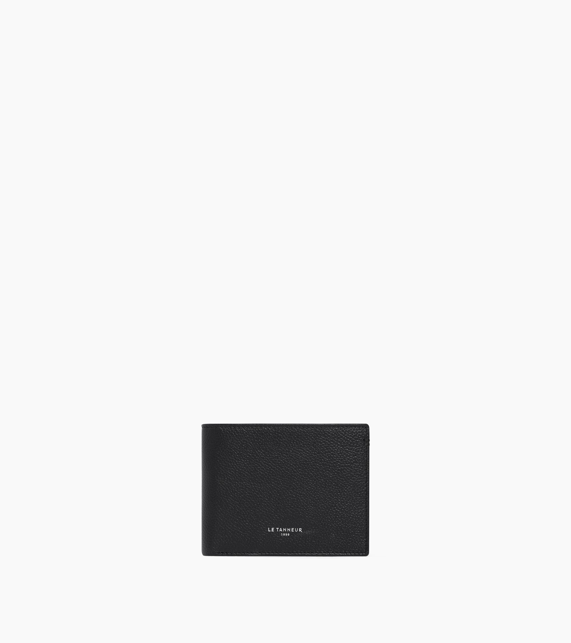 Bifold-Brieftasche im Querformat Lucien aus genarbtem Leder