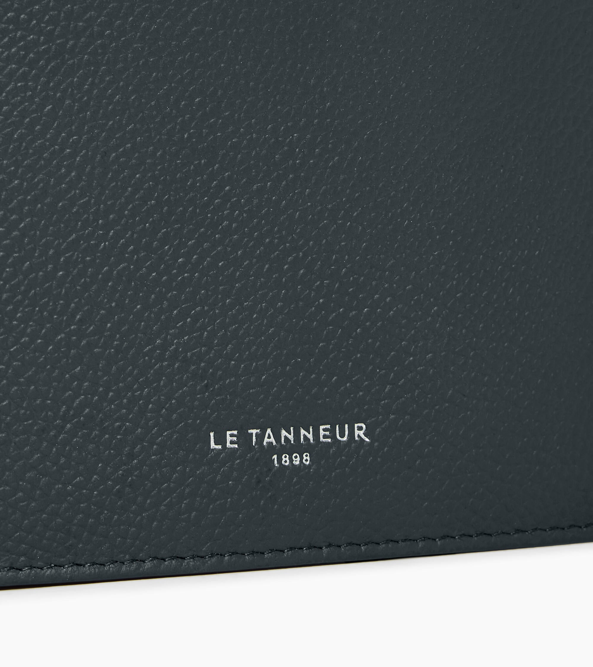 Bifold-Brieftasche mit Klappe Lucien aus genarbtem Leder