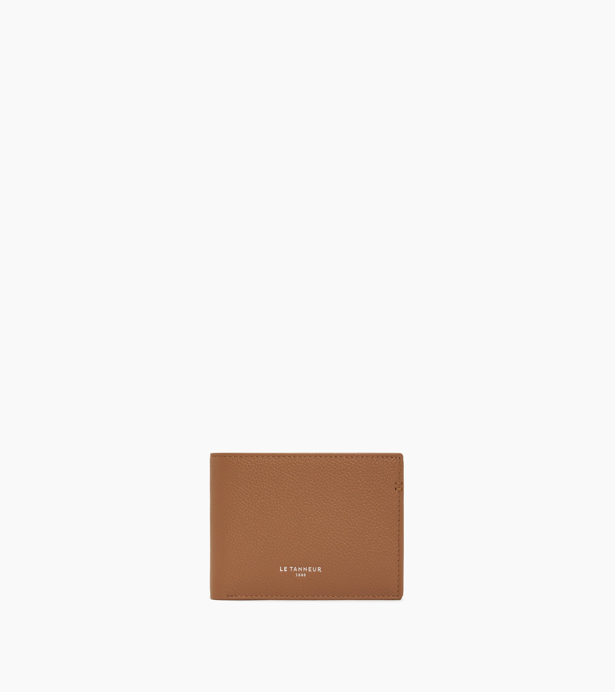Bifold-Brieftasche mit Klappe Lucien aus genarbtem Leder