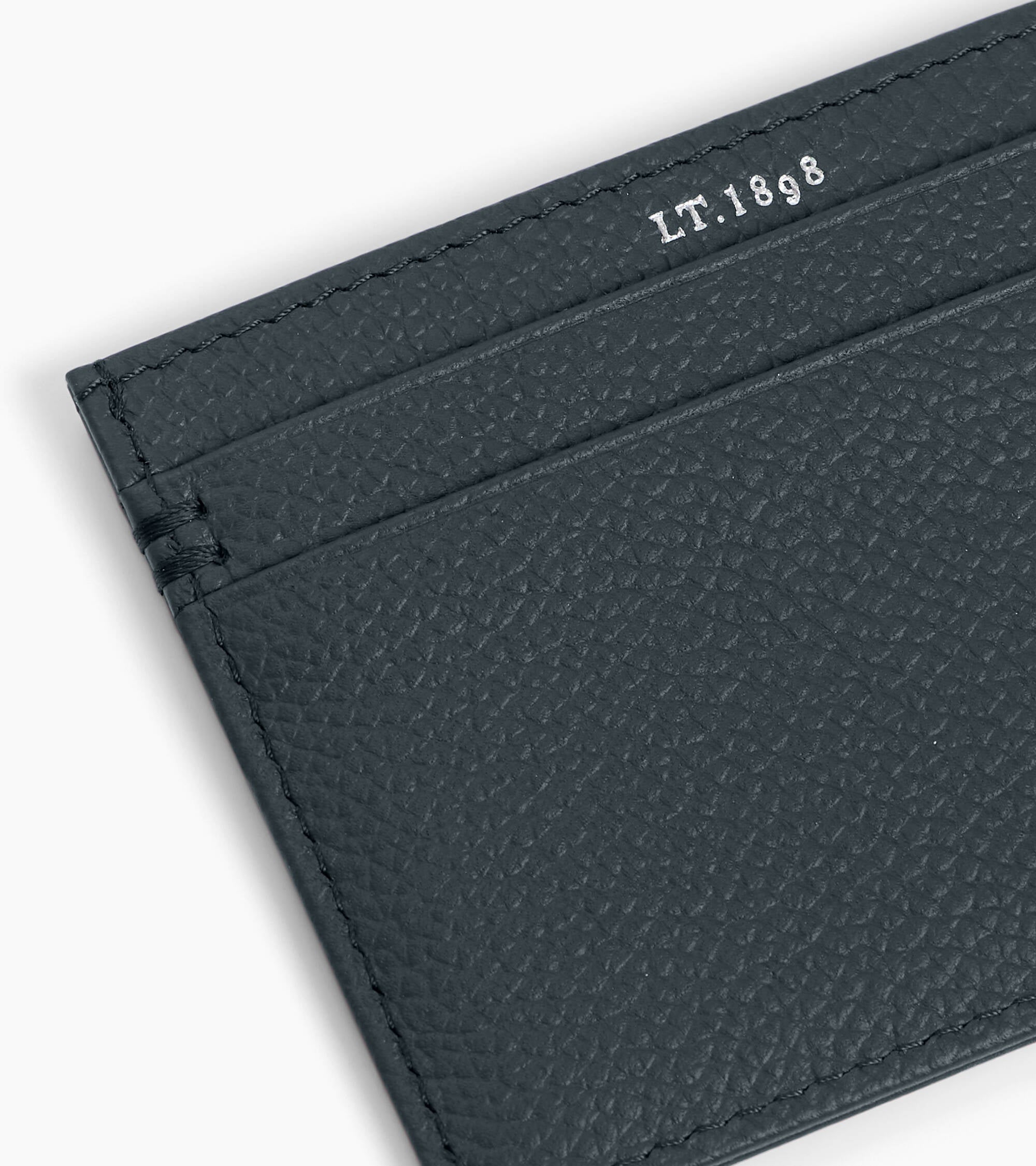 Porte cartes Lucien en cuir grainé