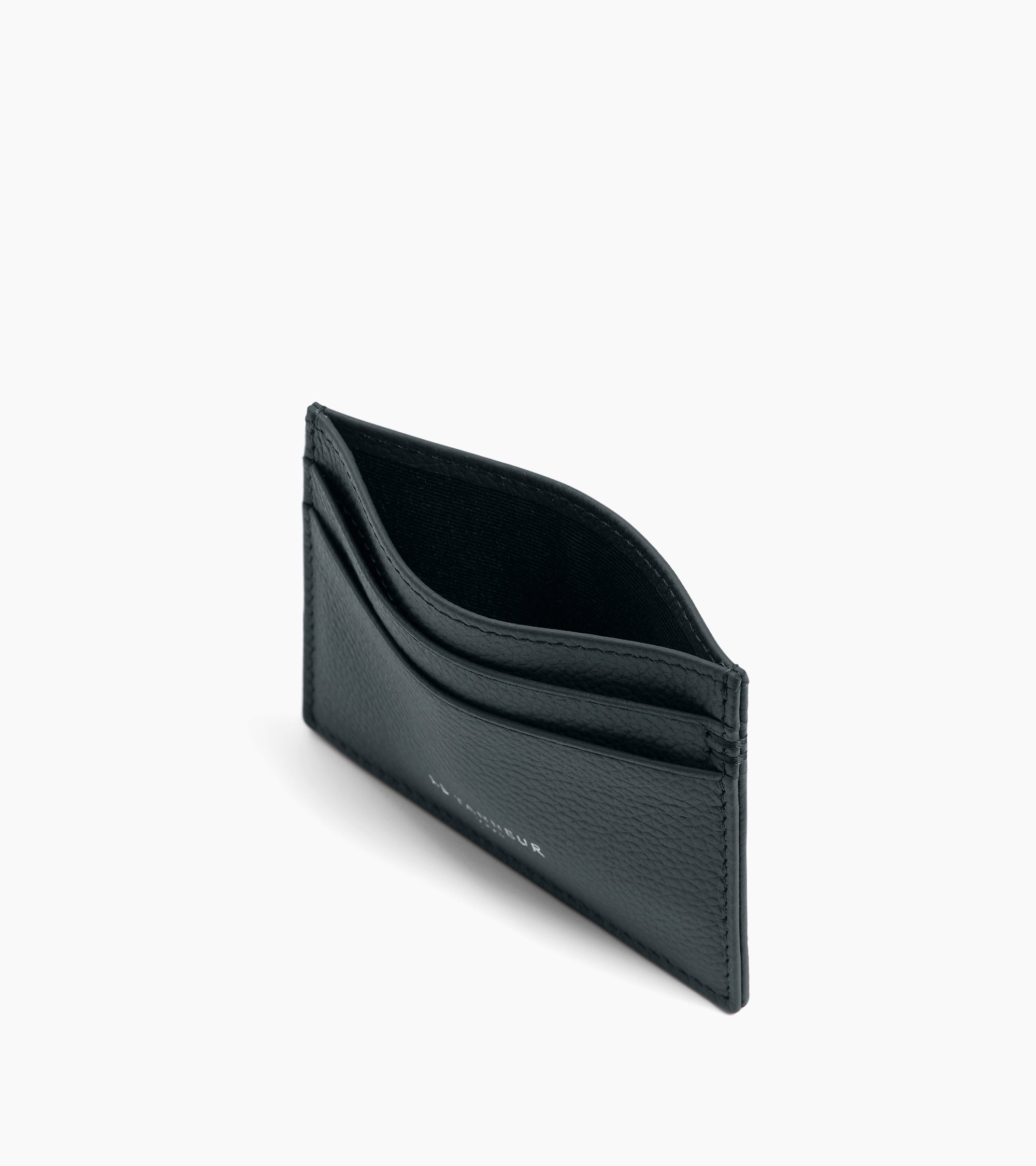 Porte cartes Lucien en cuir grainé