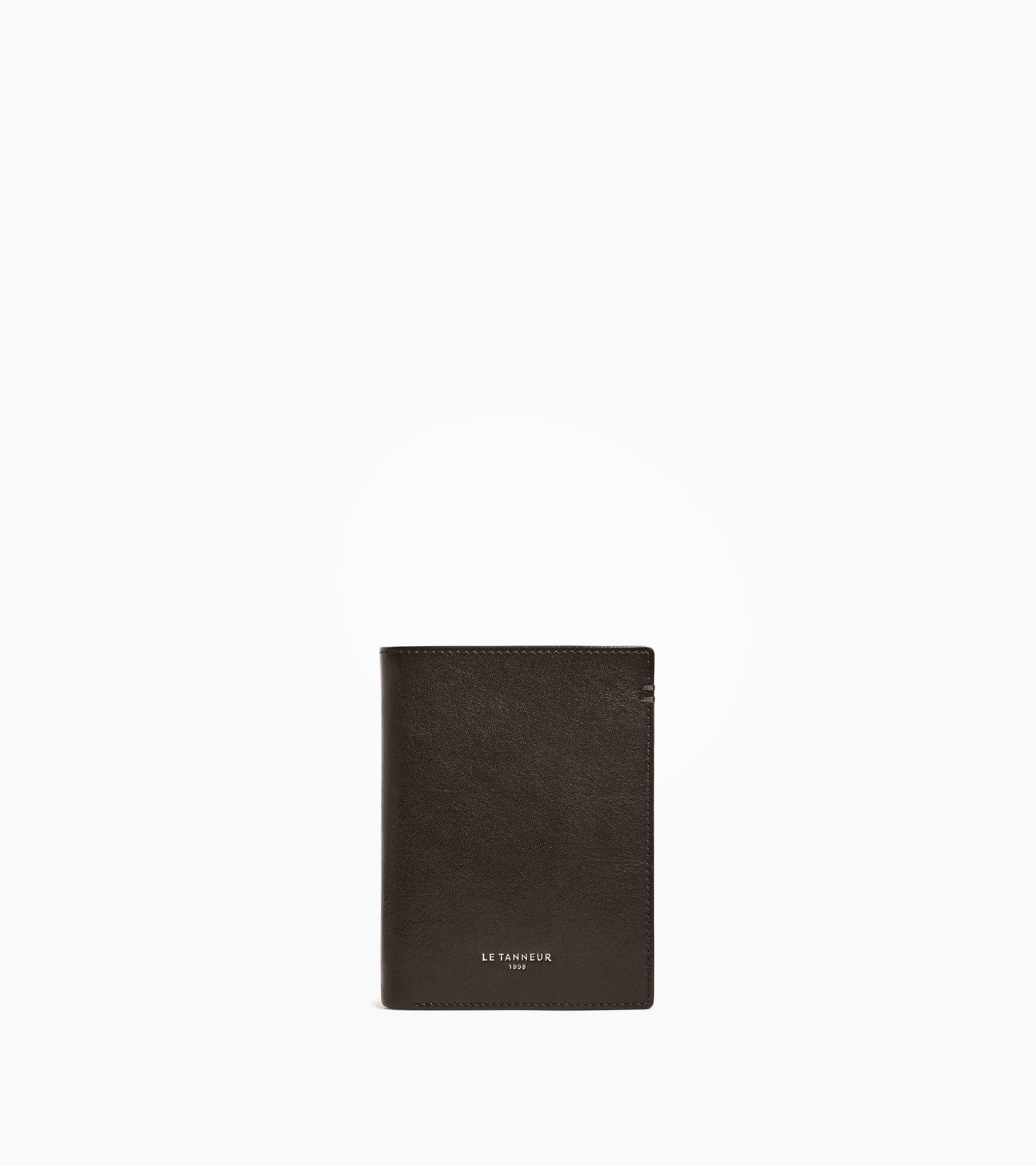 Brieftasche im Hochformat mit Reißverschluss Lucien aus geöltem Leder