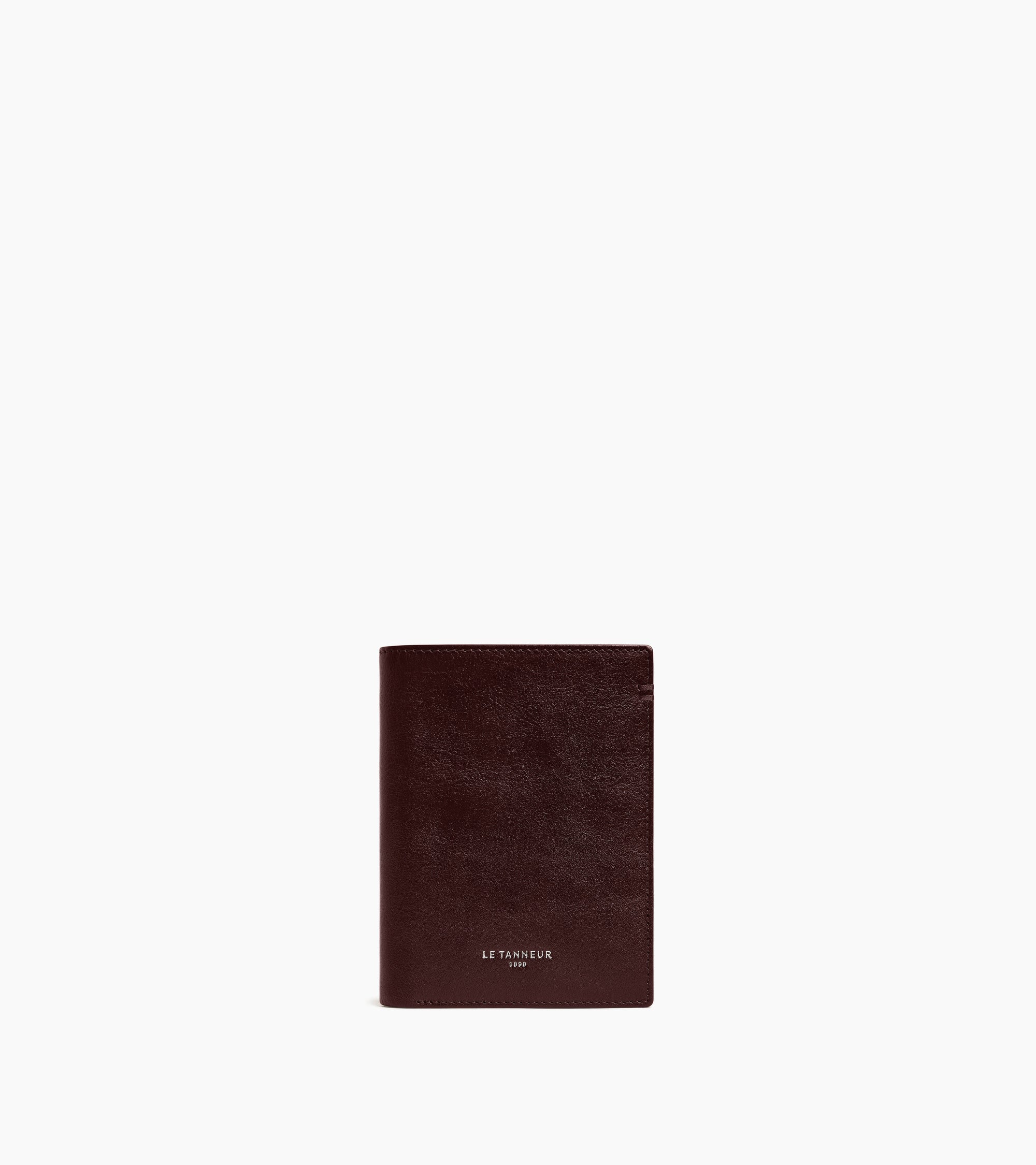 Brieftasche im Hochformat mit Reißverschluss Lucien aus geöltem Leder