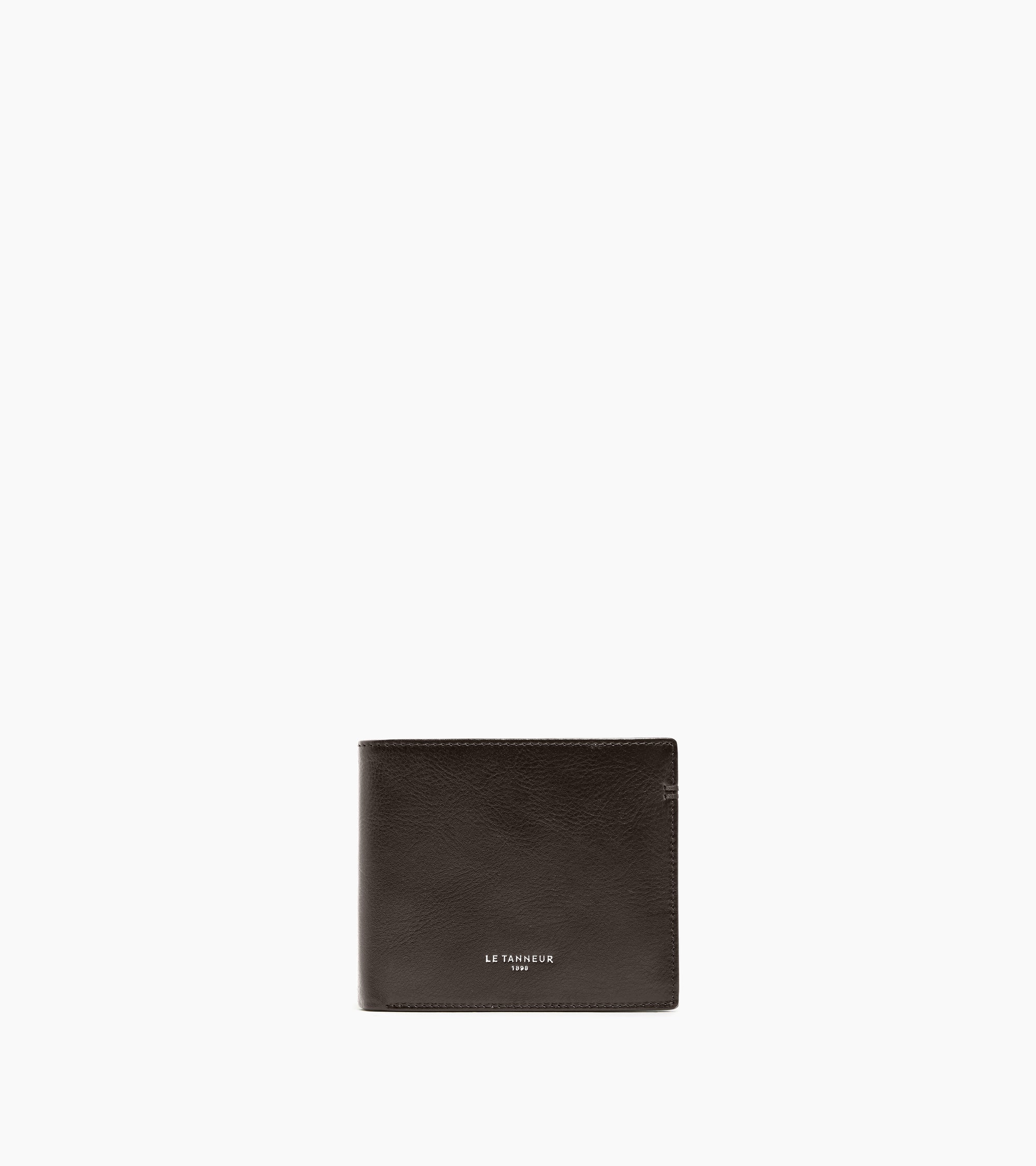 Bifold-Brieftasche mit Klappe Lucien aus geöltem Leder
