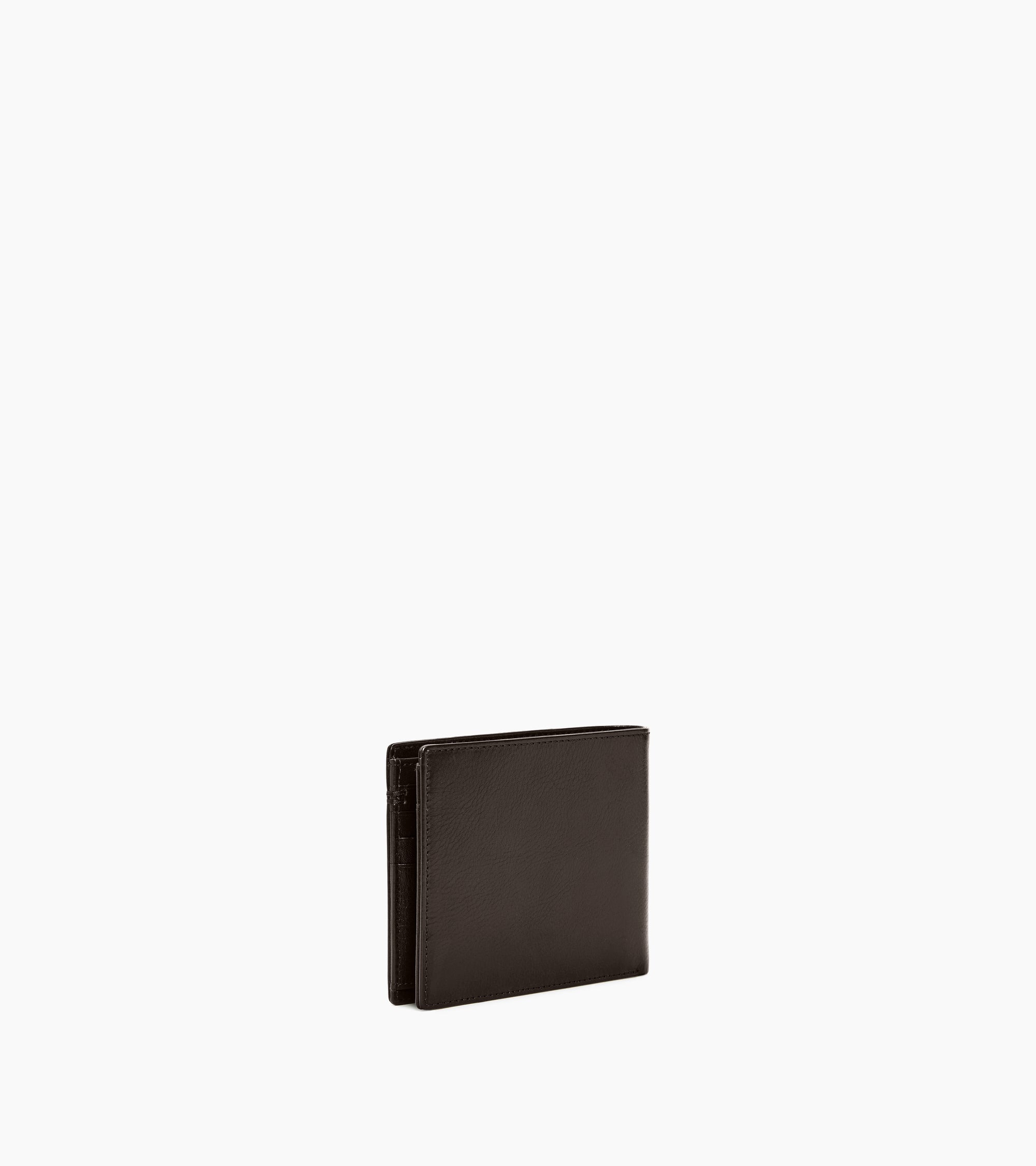 Bifold-Brieftasche mit Klappe Lucien aus geöltem Leder