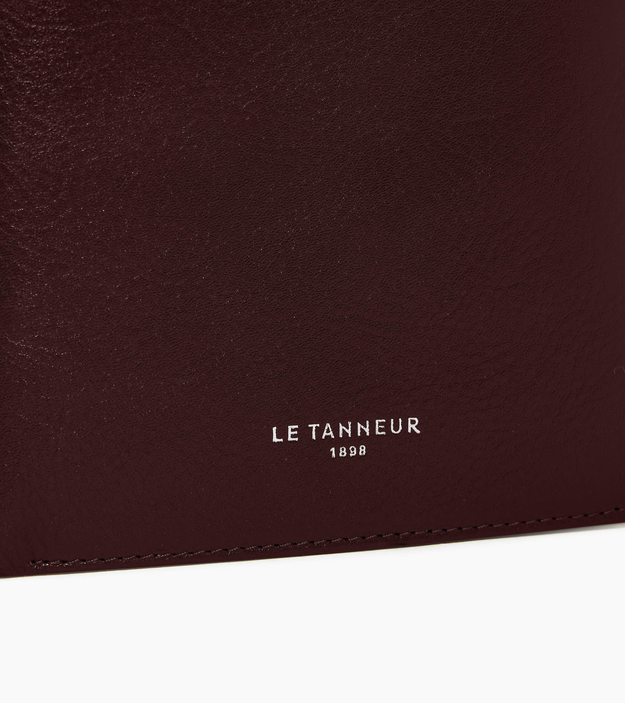 Bifold-Brieftasche mit Klappe Lucien aus geöltem Leder