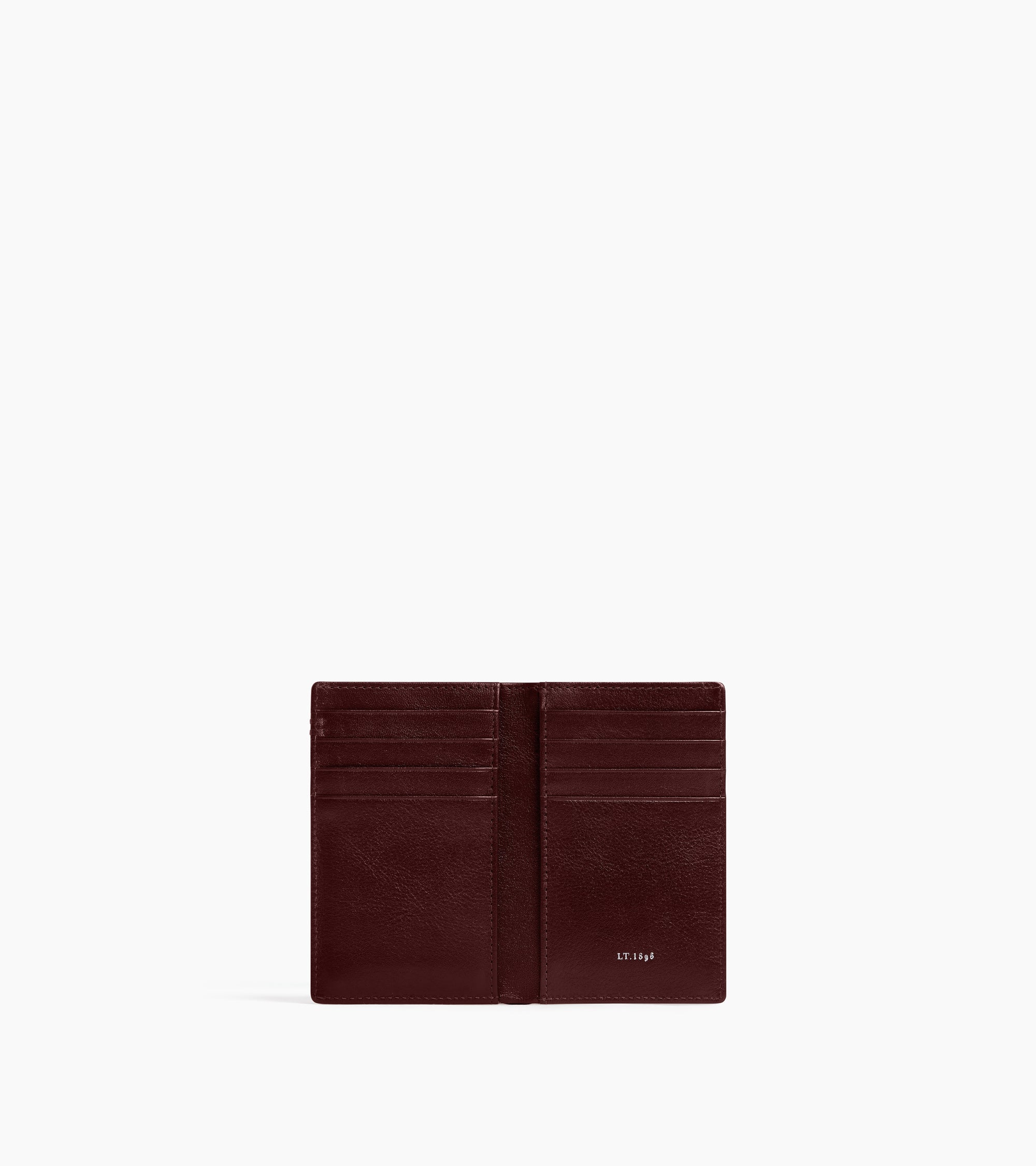 Petit porte cartes Lucien en cuir huilé