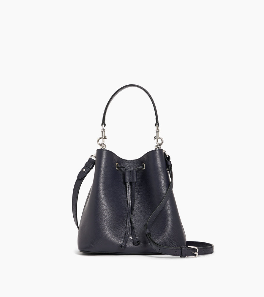 Bolso cubo Louise de piel texturizada