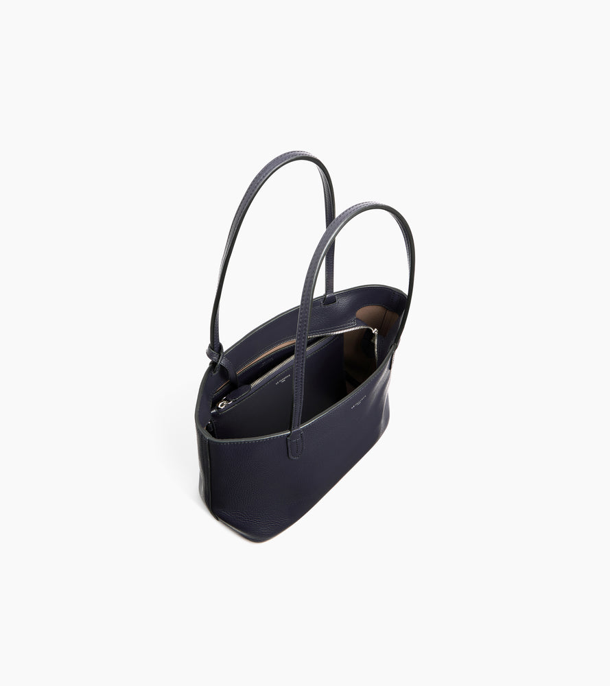 Bolso cabás pequeño Louise de piel texturizada