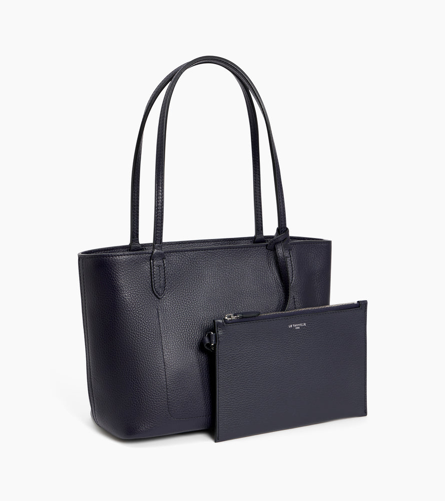 Bolso cabás pequeño Louise de piel texturizada