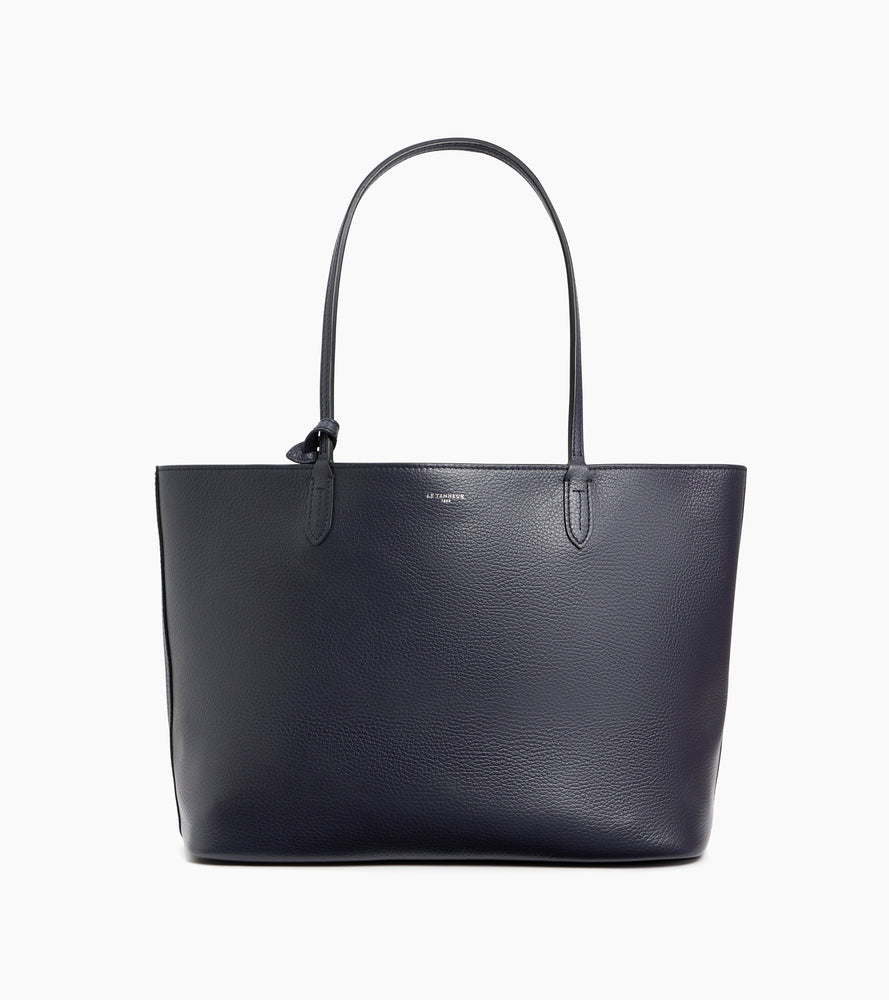 Bolso capazo grande Louise de piel texturizada