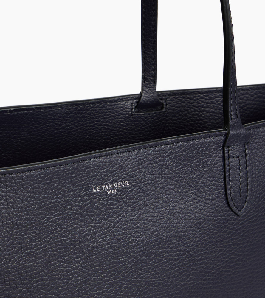 Bolso capazo grande Louise de piel texturizada