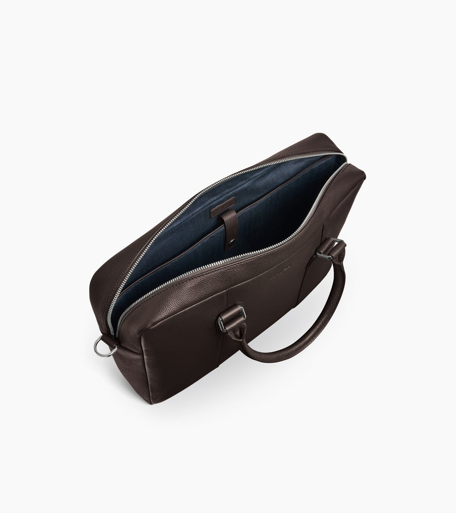 Porte documents 15" Marceau en cuir grainé moyen modèle