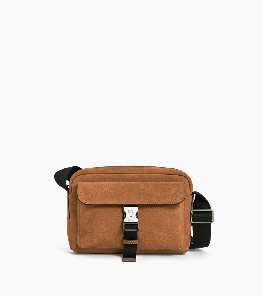 Bolso pequeño Maurice de piel nobuk granulada