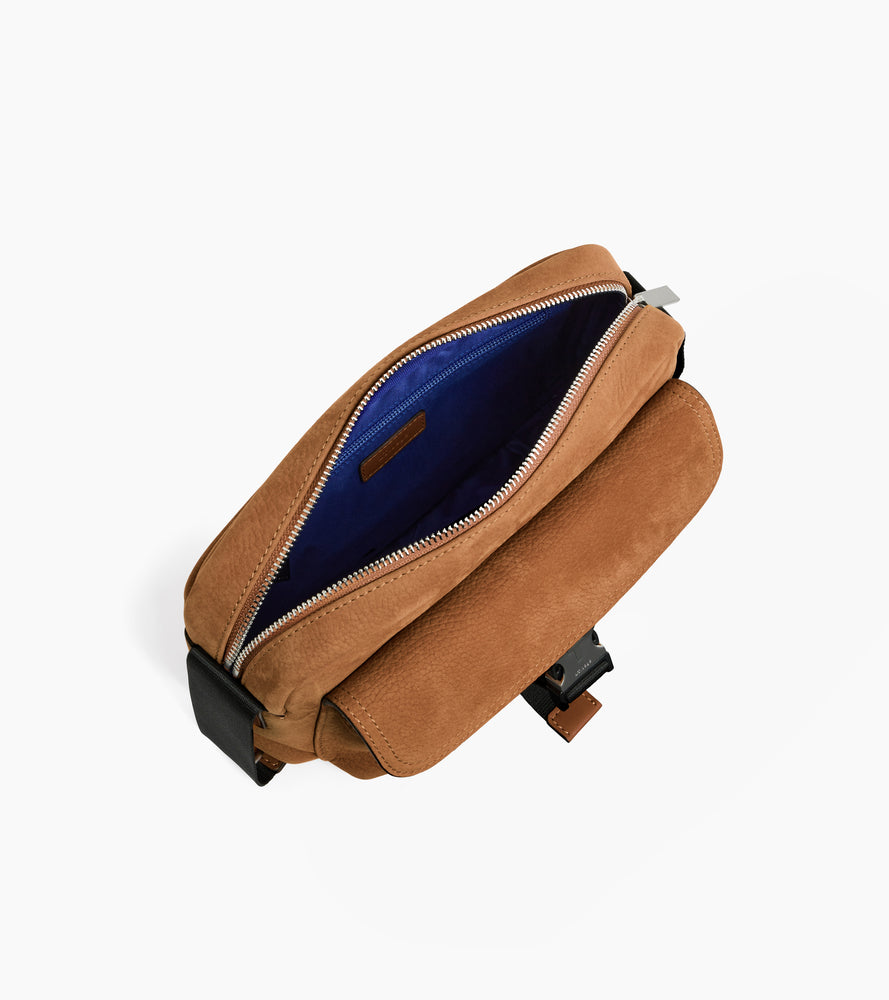 Bolso pequeño Maurice de piel nobuk granulada