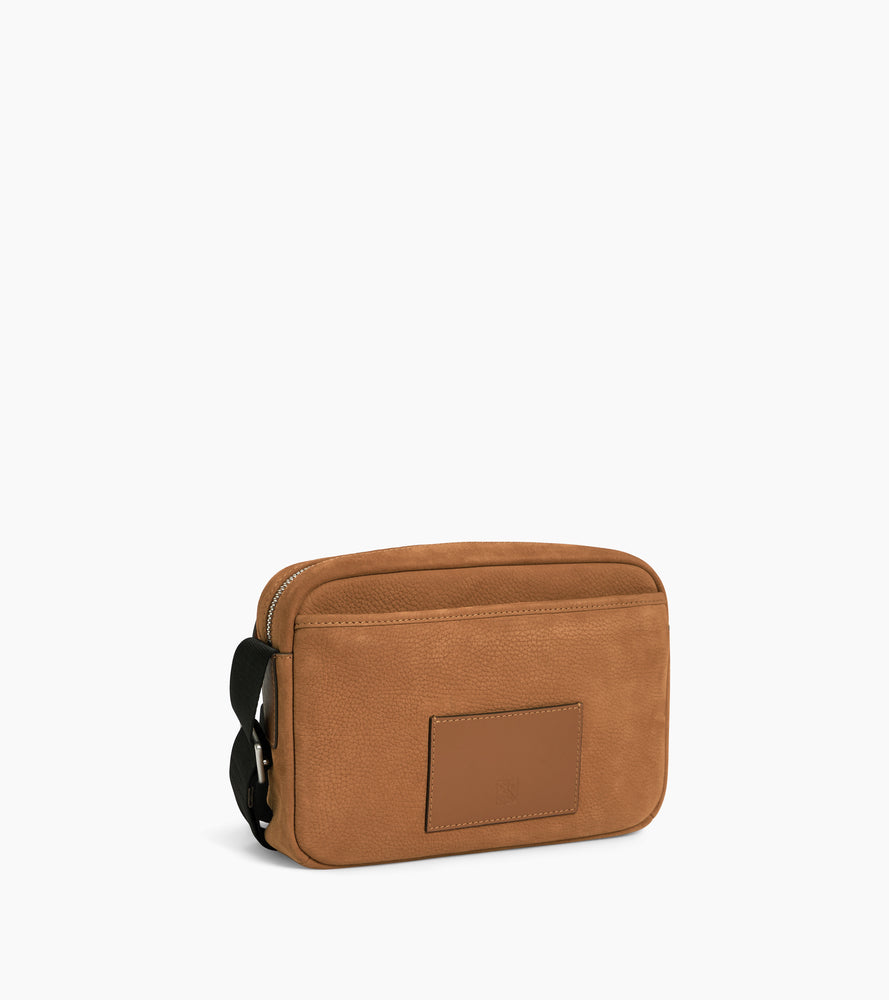 Bolso pequeño Maurice de piel nobuk granulada