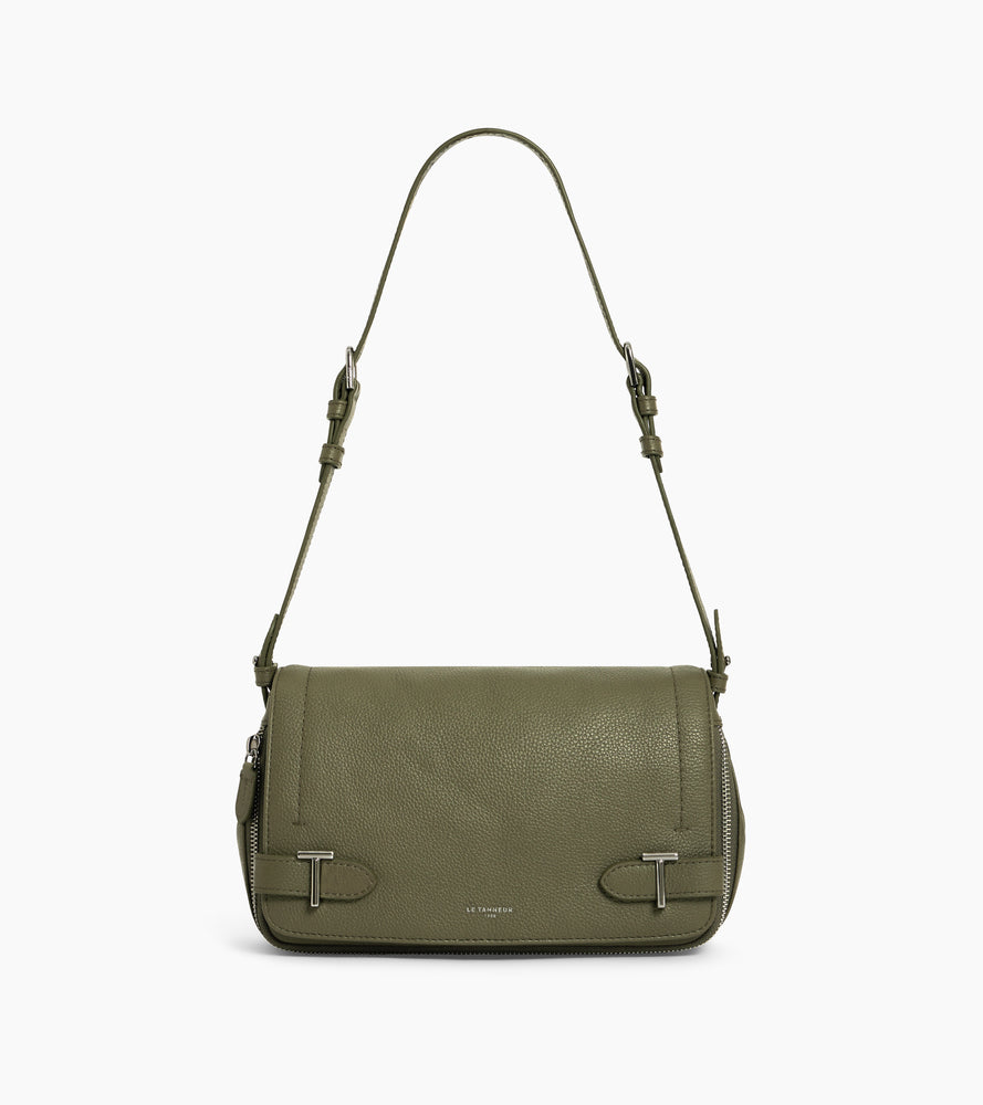 Bolso bandolera pequeño Simone de piel texturizada