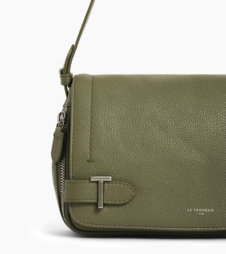 Bolso bandolera pequeño Simone de piel texturizada