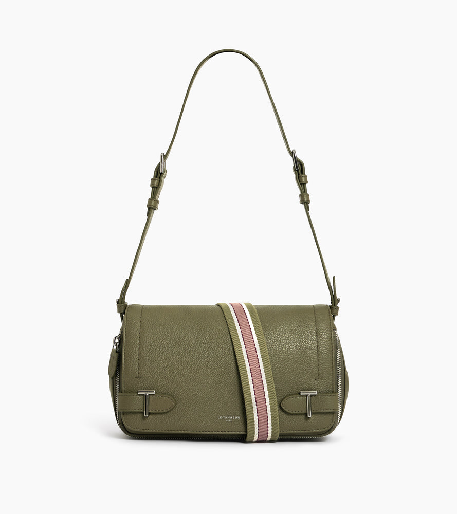 Bolso bandolera pequeño Simone de piel texturizada
