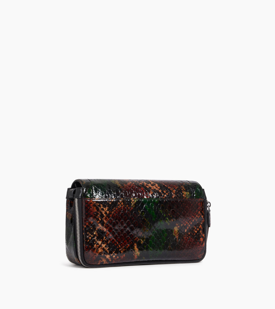 Bolso bandolera pequeño Simone de piel texturizada efecto pitón