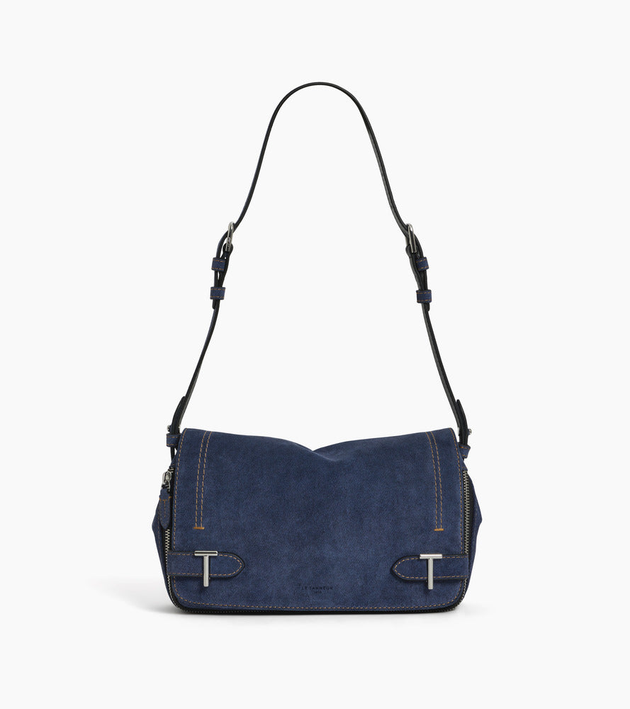 Bolso bandolera pequeño de ante efecto vaquero Simone