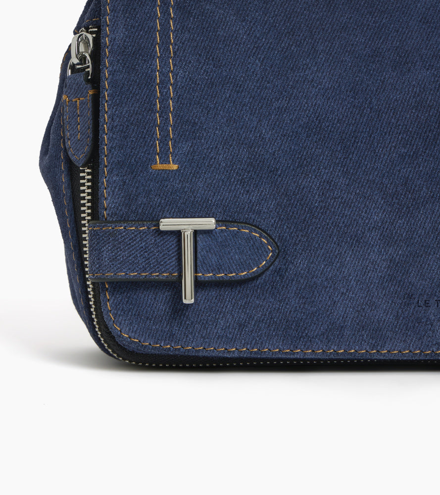 Bolso bandolera pequeño de ante efecto vaquero Simone