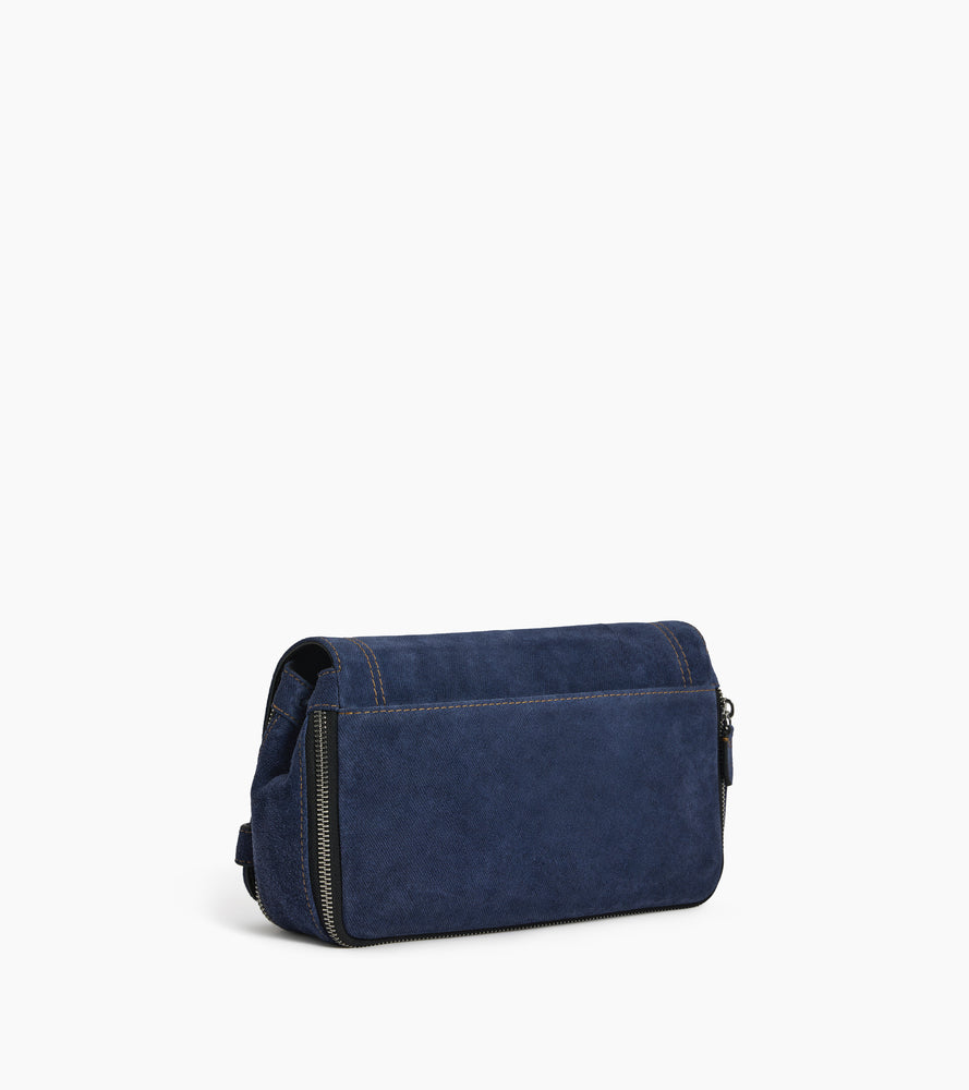 Bolso bandolera pequeño de ante efecto vaquero Simone