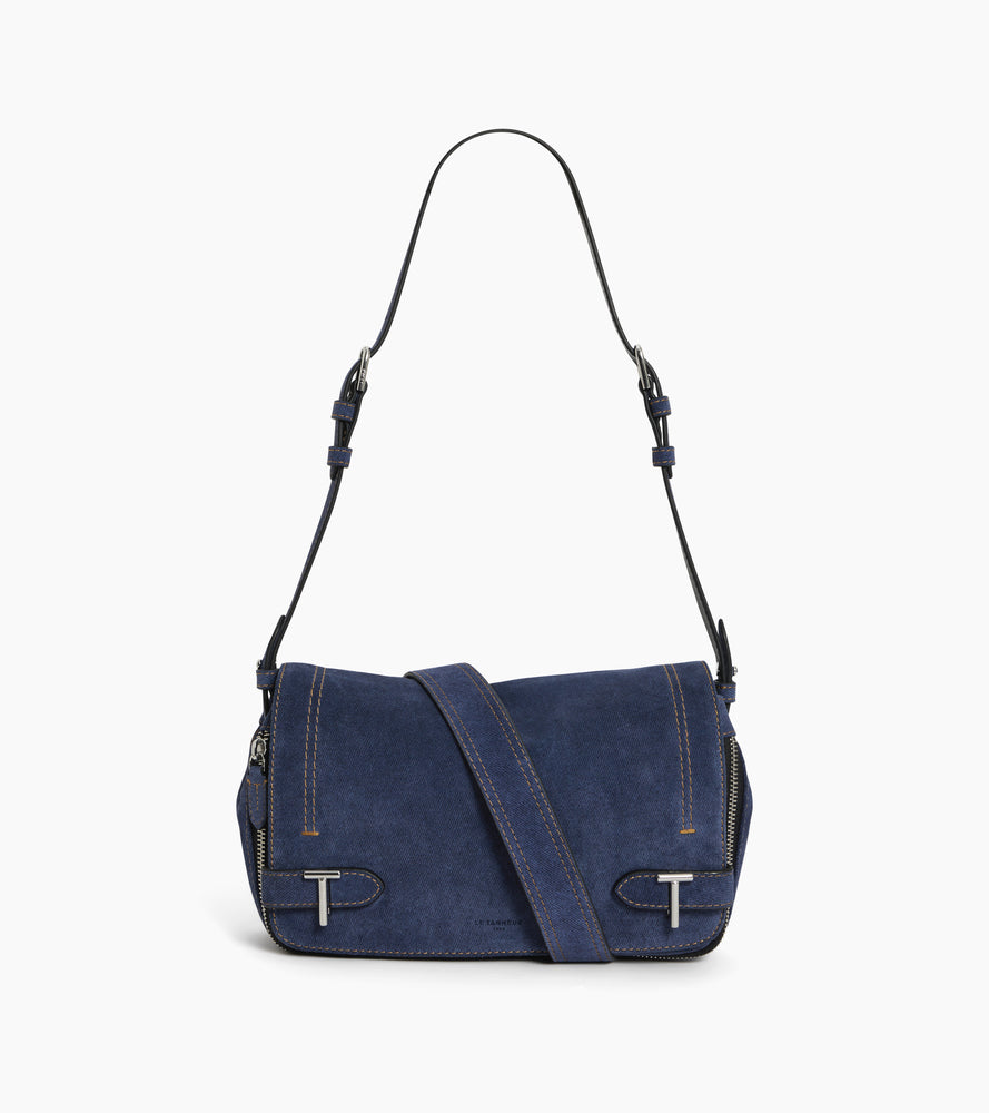 Bolso bandolera pequeño de ante efecto vaquero Simone