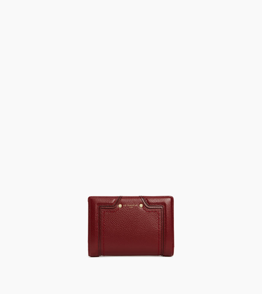 Cartera mediana modelo Ella de cuero granulado