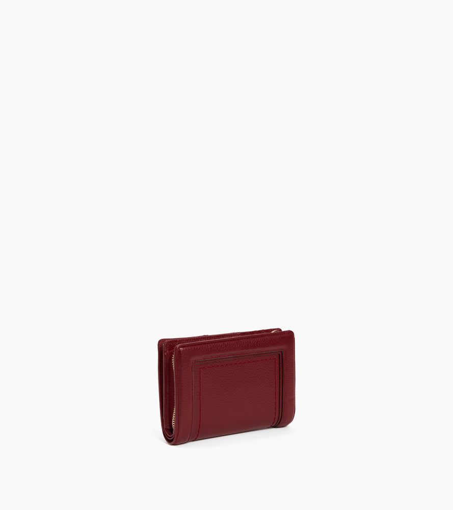 Cartera mediana modelo Ella de cuero granulado