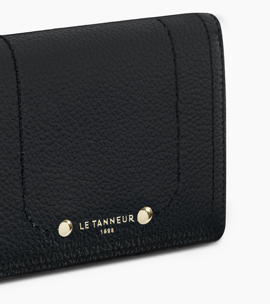 Petit portefeuille Ella en cuir grainé