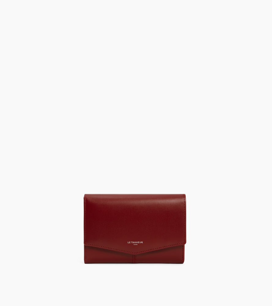 Billetera mediana modelo Charlotte en cuero liso